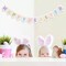 Felt Happy Easter Banner – Pastel Bunny Garland for Mantel & Wall